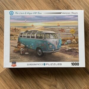 Eurographics Volkswagen Bus: The Love And Hope VW Bus 1000pc